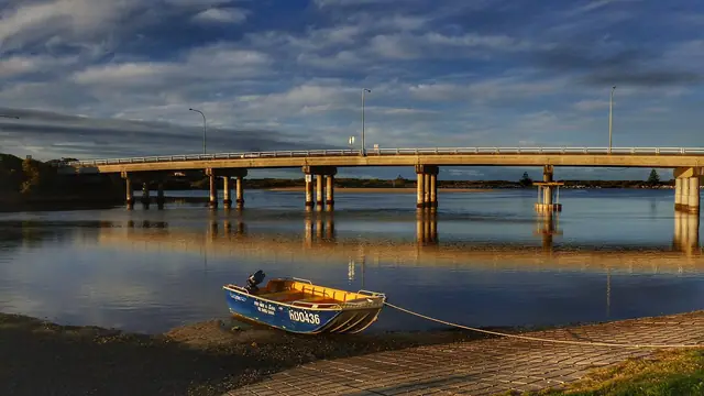 The Bermagui River entrance